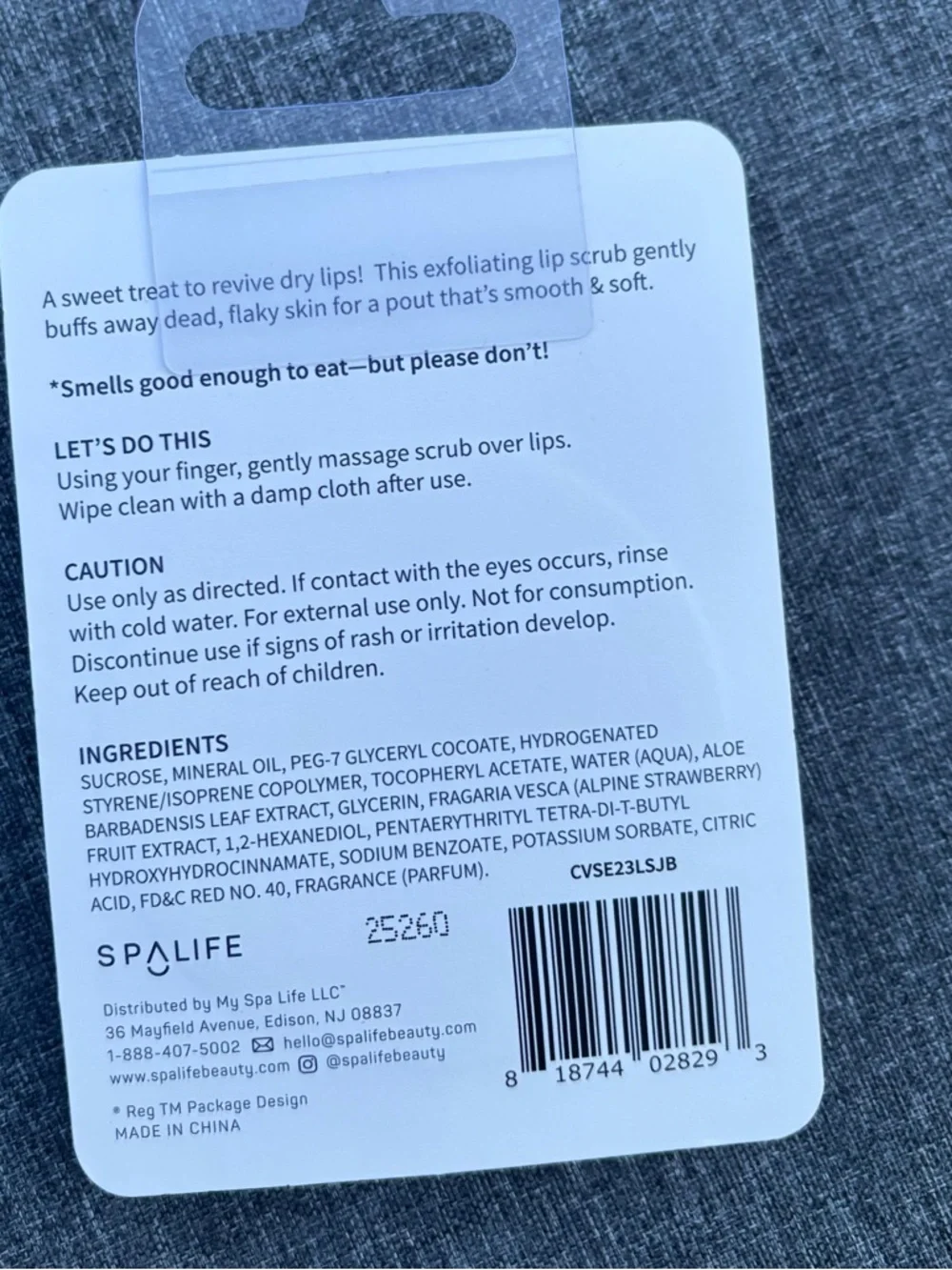 SPALIFE Lip Scrub Bundle (Jelly Bean and Chocolate Bunny)